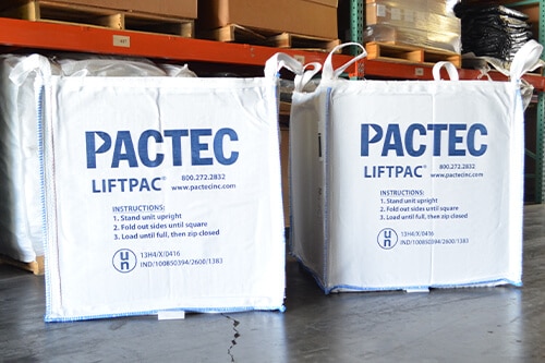 PacTec's UN-rated cubic yard bag