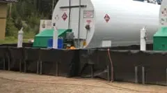 tanker truck spill containment