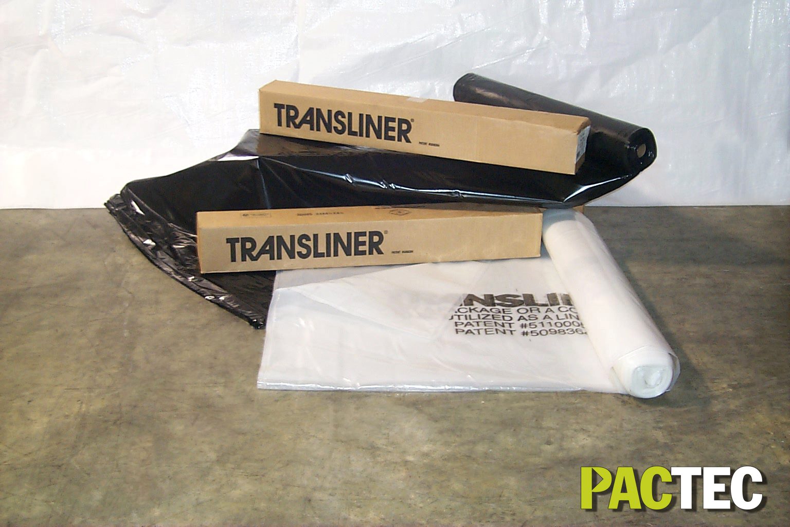 [E] TransLiner- Black and Clear Liners with Packaging