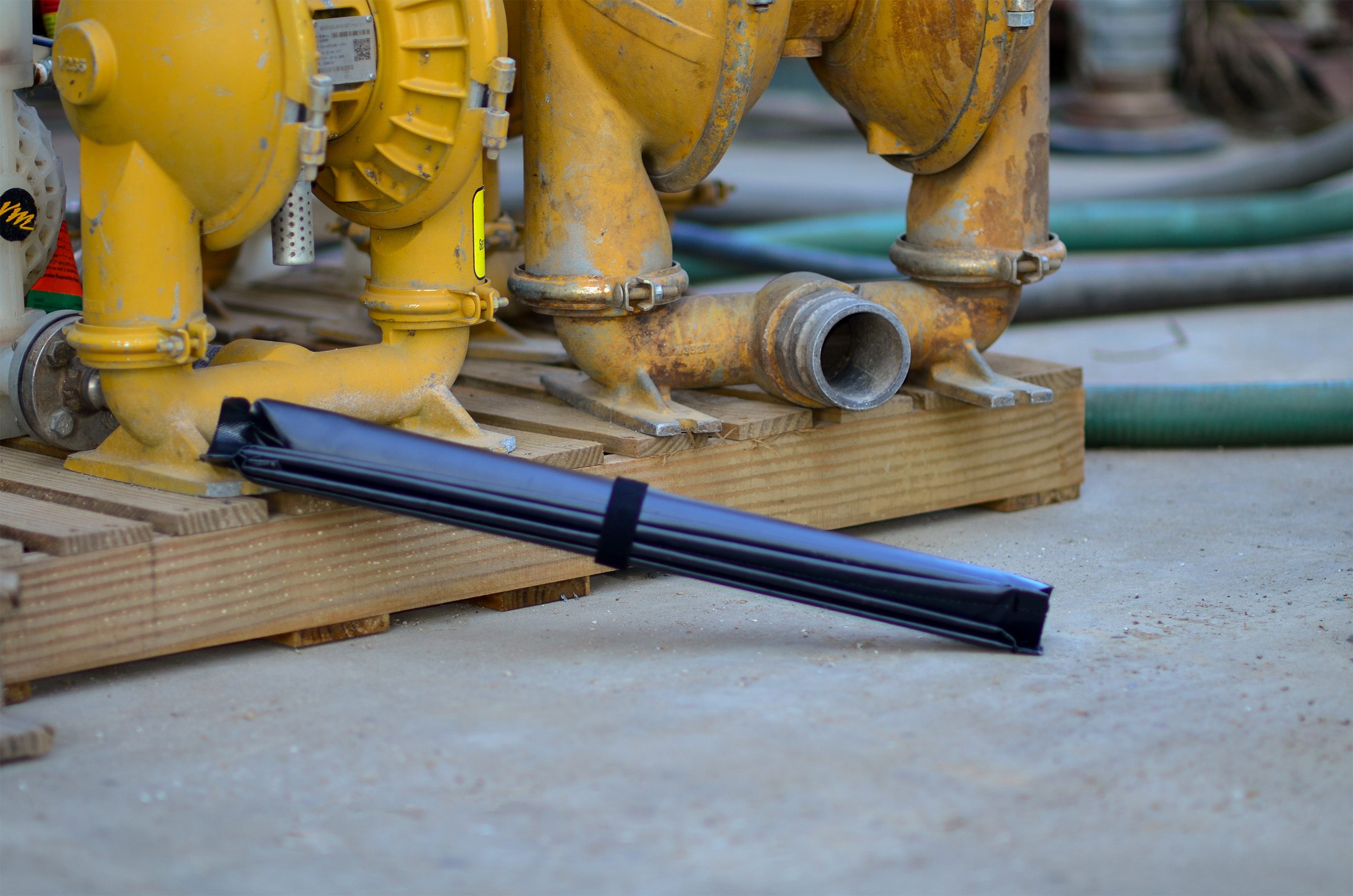 [I] BermPac- Collapsible Berm Rolled