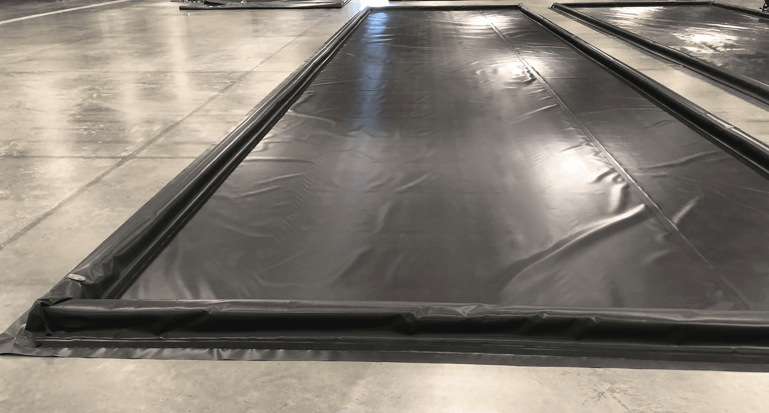 [I] BermPac- Completed Foam Berm on Production Floor