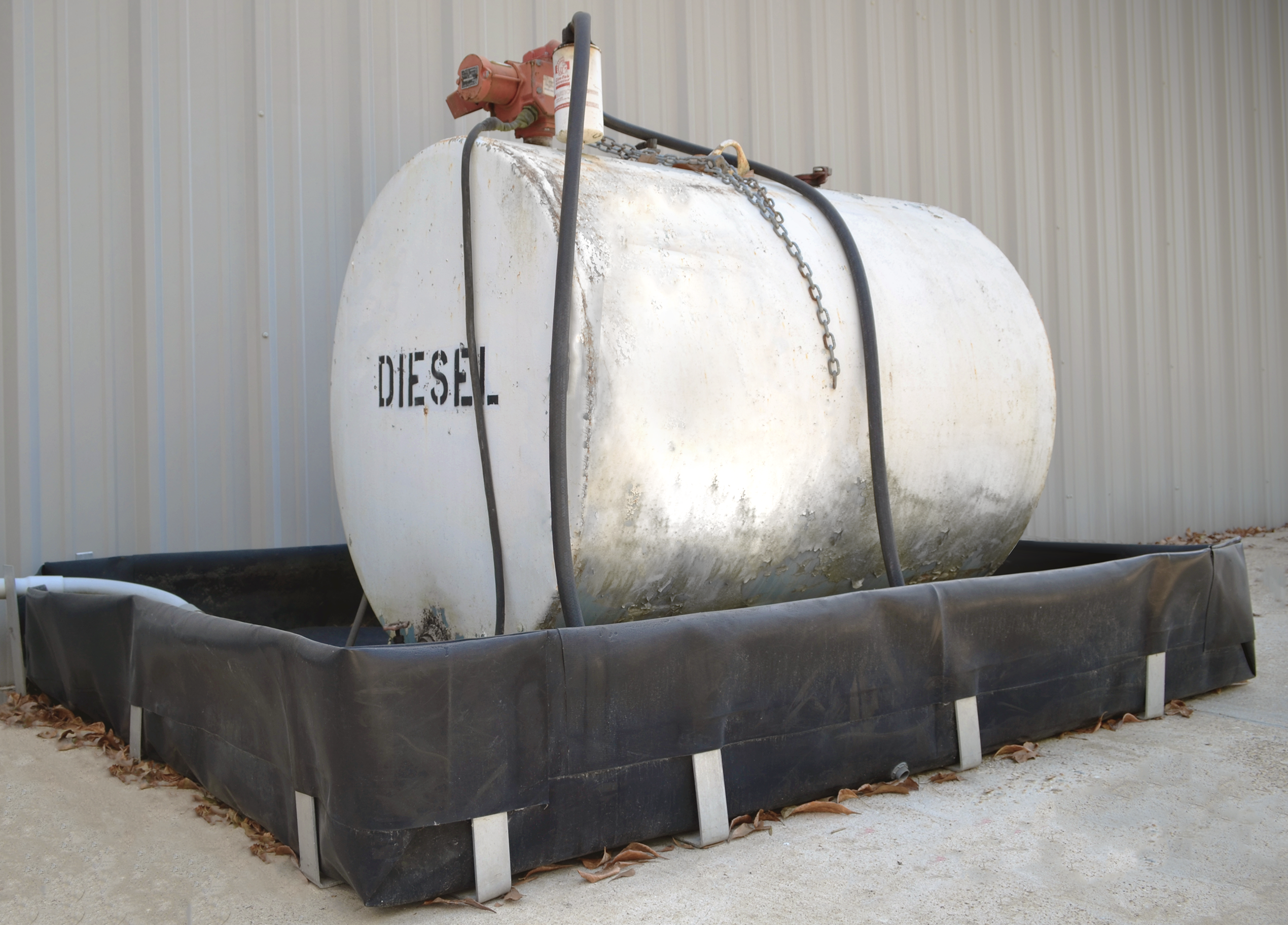 [I] BermPac- Hurdle Bracket Berm Under Diesel Tank