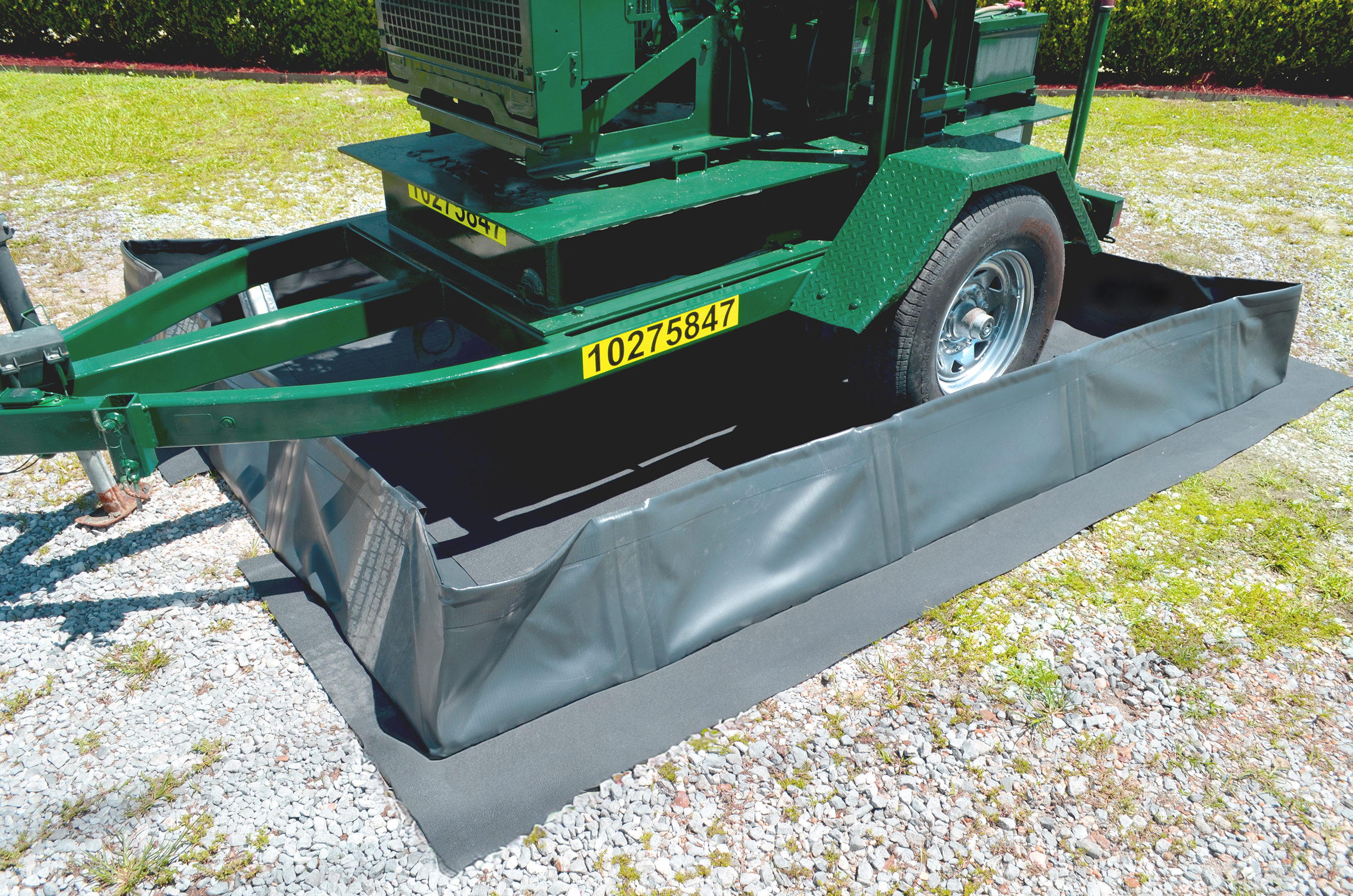 [I] BermPac- InstaBerm with Ground Cover, Rubber Matting