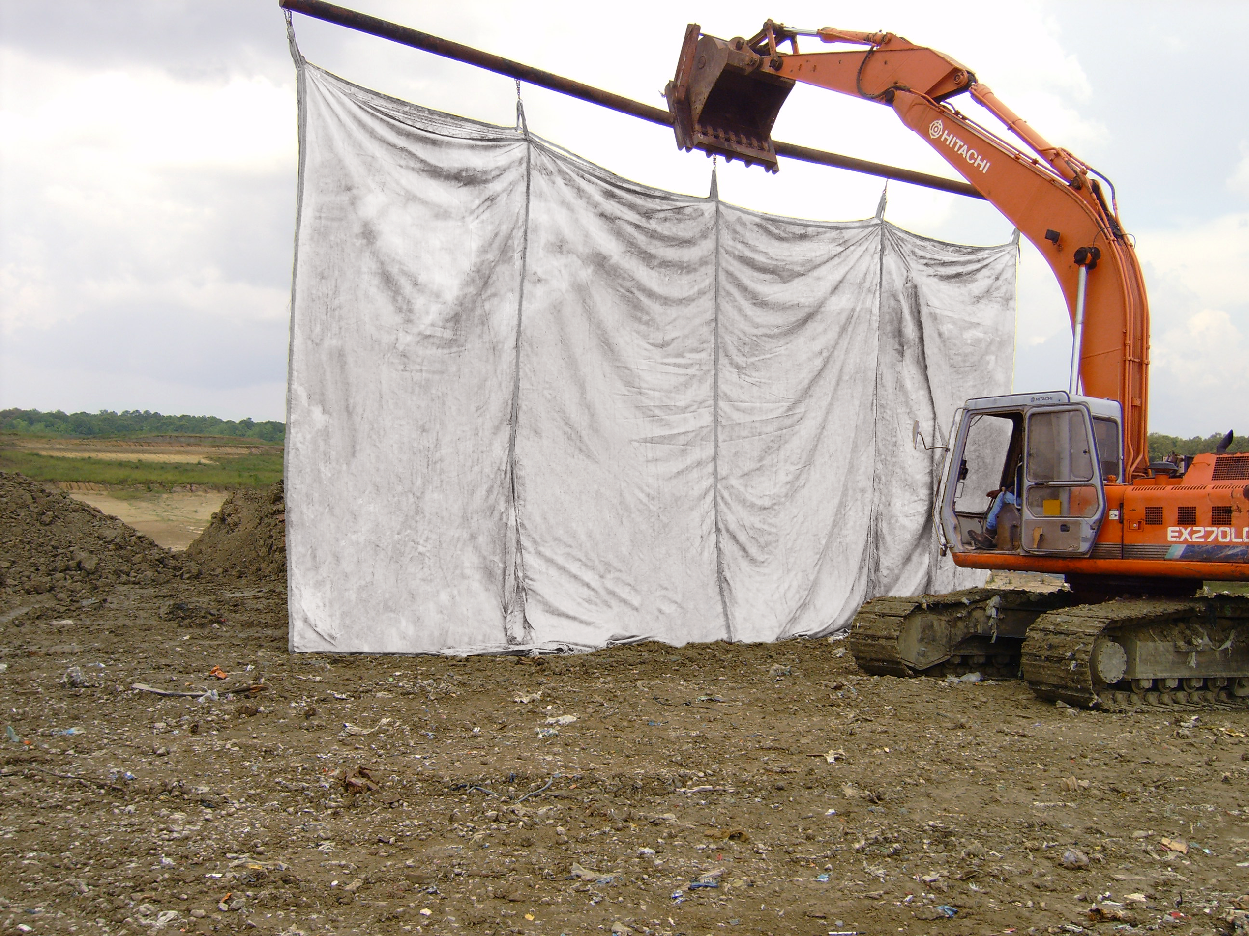 [I] LandPac- LandPac Being Lifted By Spreader Bar